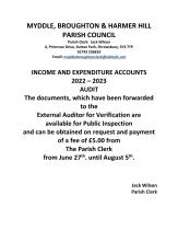 Advert - Accounts Inspection (MYDDLE)